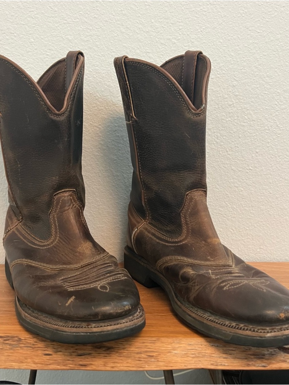 Cabela’s Pinedale Square Toe Western Work Boots Rugged Cowboy Gorpcore 8.5
